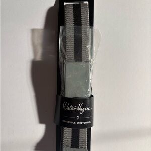 Walter Hagen Gray and Black Stretch Belt